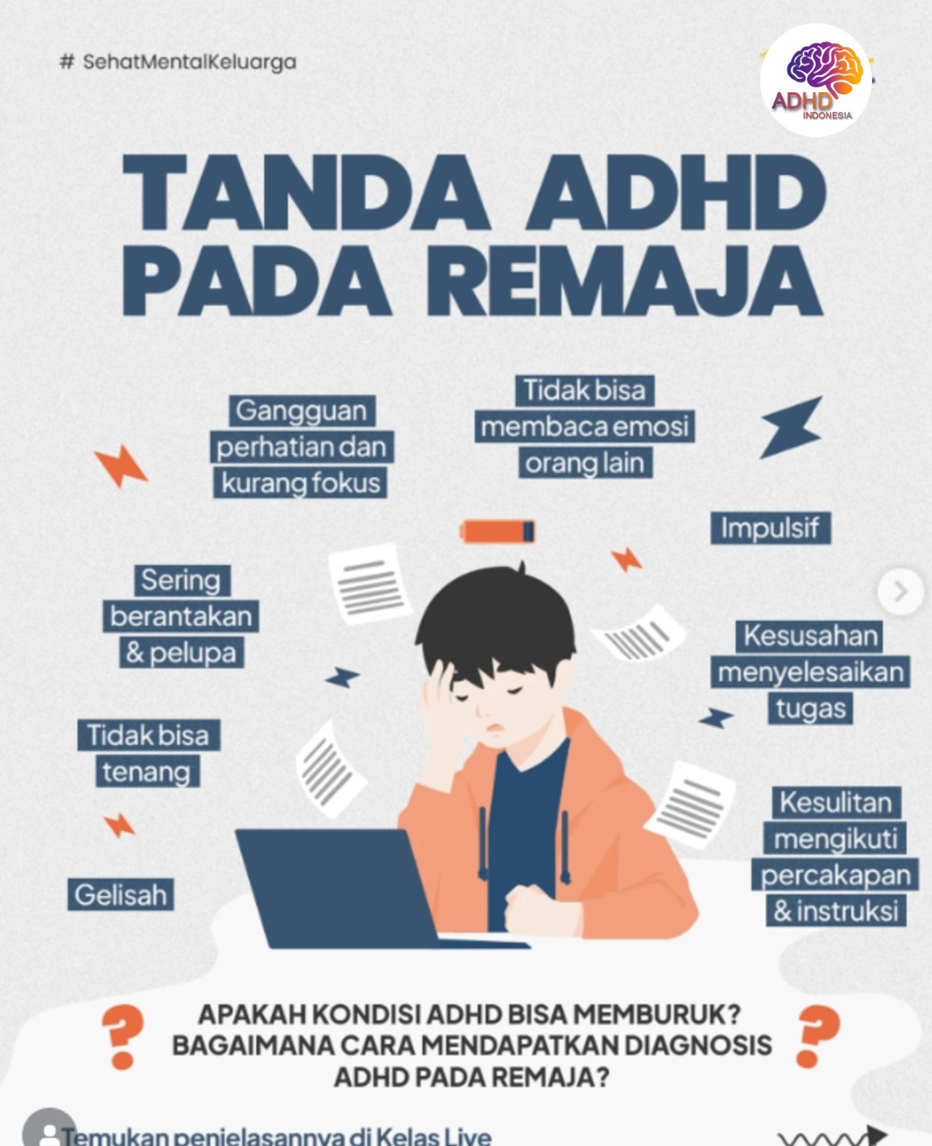 Screening ADHD Non-Diagnostik: Edukasi Awal bagi Orang Tua di Kabupaten Konawe Selatan