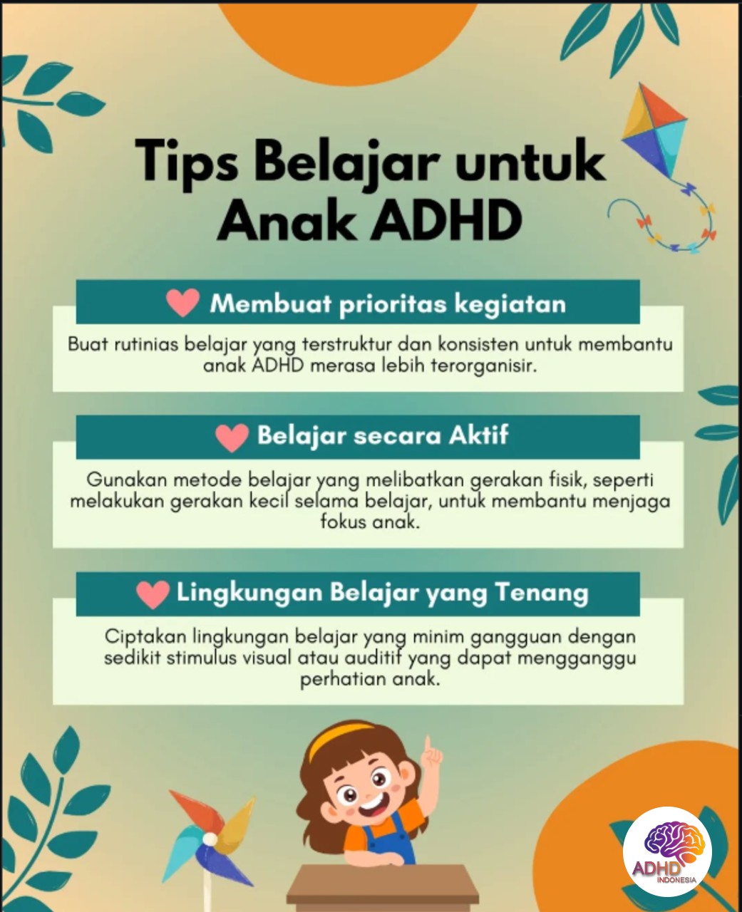 Strategi Belajar yang Cocok untuk Anak ADHD di Kabupaten Konawe Selatan